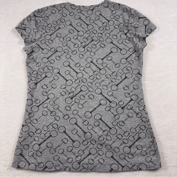 ARIAT Women Snaffle Bit Tshirt Med Short Sleeve Cowgirl Horse Riding Equestrian - Picture 2 of 12